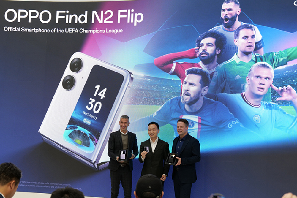 oppo在mwc 2023大会上发布find n2 flip和首款wifi6路由器等新品