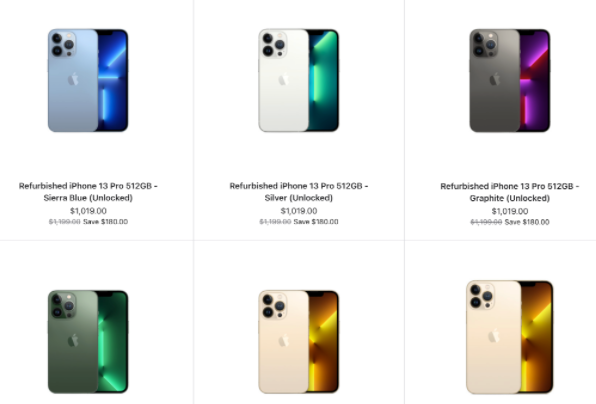 iphone 13 pro重回苹果尊龙凯时平台入口官网售卖，仅售 5000 多！