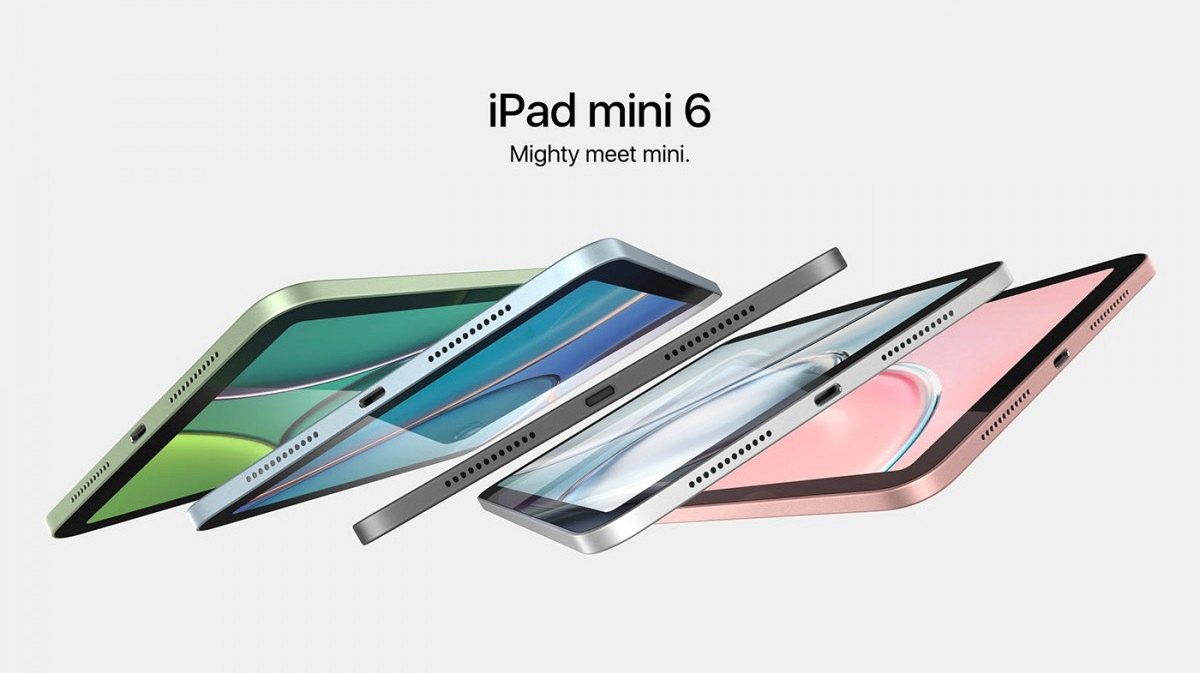 ipad mini 6最新渲染图：全新设计 外观讨人喜欢