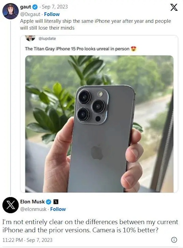 iphone15系列预约超300万 罗永浩：苹果无论多烂都会卖爆！